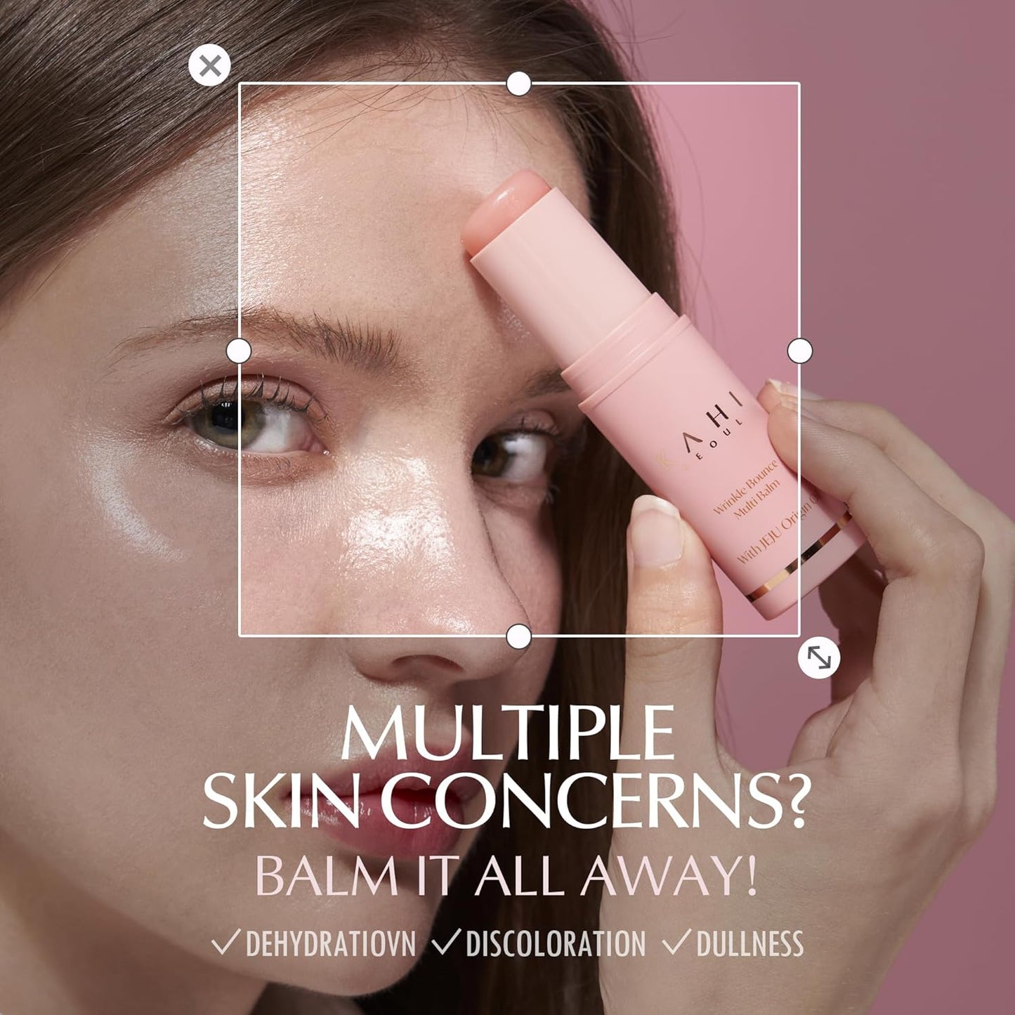 KAHI Wrinkle Bounce Multi Balm — Anti Aging Korean Stick for Face & Neck